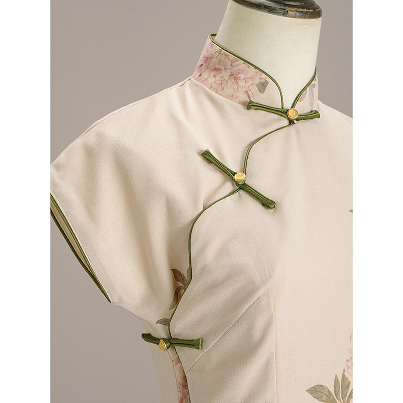 全开襟绝美旗袍女新中式2026新款改良年轻款少女复古民国日常可穿