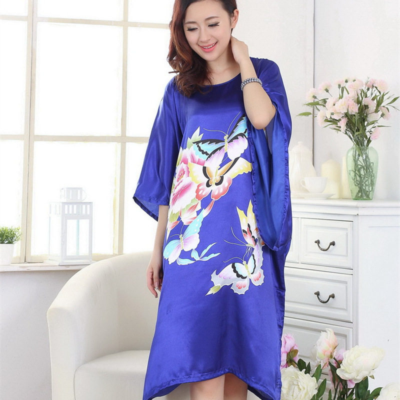 时尚家居服睡衣丝绸家居服睡衣
