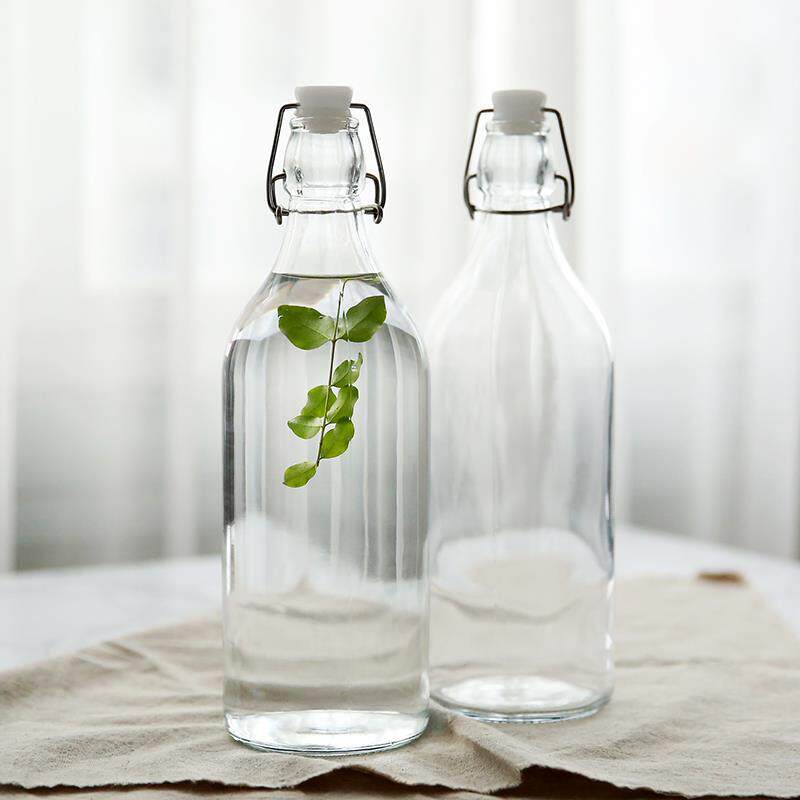 高档泡酒玻璃瓶密封罐酿酒瓶葡萄酒瓶牛奶瓶饮料果汁瓶白酒酵素瓶