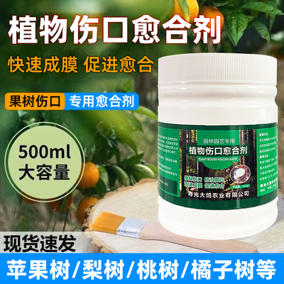 果树树皮伤口愈合剂树木盆景修剪嫁接切口涂膜抹膏植物愈合修复剂