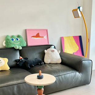 客厅装饰抱枕靠枕护腰背靠垫毛绒玩偶睡觉抱公仔靠枕沙发摆件娃娃