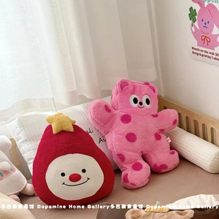 沙发房间装饰摆件女生睡觉专用多巴胺抱枕软乎乎靠枕床头公仔玩偶