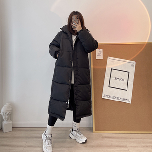 厚200斤韩版 大码 胖mm棉衣棉袄外套中长款 棉服2021年新款 宽松 女装
