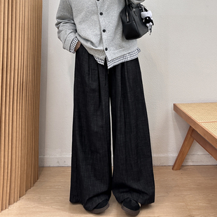 流行爆款 新款 宽松西装 裤 子 宛宛大码 女士阔腿休闲长裤 胖mm2025秋季