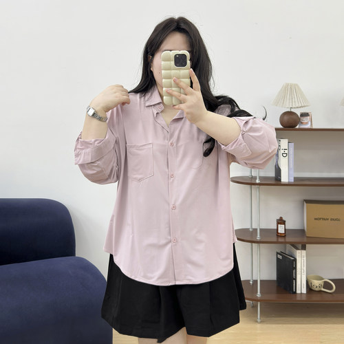 轻薄天丝垂感百搭防晒衬衫