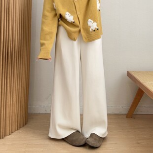 加绒宽松阔腿裤 宛宛 20点清仓不换