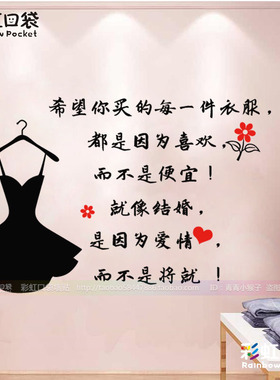 玻璃门商场橱窗墙贴画创意装饰