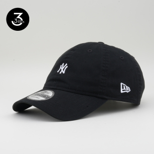 韩国代购 NEWERA纽亦华帽子940小标软顶男女NY鸭舌帽棒球帽黑色