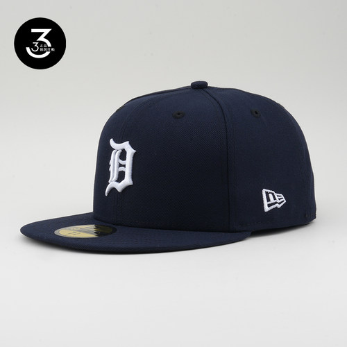 NEWERA底特律老虎5950平沿棒球帽