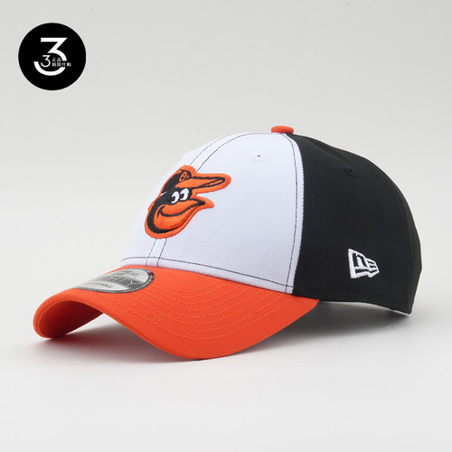 韩国代购NEWERA纽亦华弯沿MLB球队940硬顶棒球帽拼色巴尔迪摩金莺