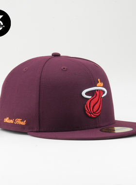NEWERA X NBA纽亦华 X NBA联名5950平沿全封闭棒球帽迈阿密热火