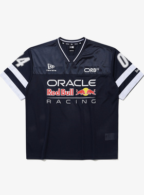 韩国代购NEW ERA X RED BULL RACING纽亦华X红牛联名网眼T恤藏蓝
