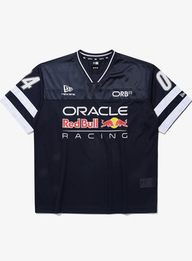 韩国代购NEW ERA X RED BULL RACING纽亦华X红牛联名网眼T恤藏蓝