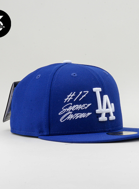 韩国代购NEWERA纽亦华5950平沿全封闭17号大谷翔平联名款LA棒球帽