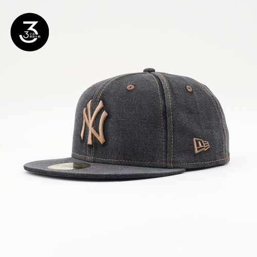 纽亦华水洗牛仔5950平沿棒球帽黑