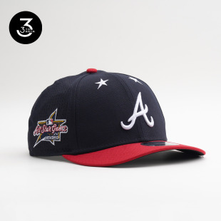 美国代购 NEWERA纽亦华MLB全明星940硬顶网眼棒球帽亚特兰大勇士