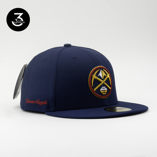 NBA纽亦华 NBA联名5950平沿全封闭棒球帽丹佛掘金 NEWERA