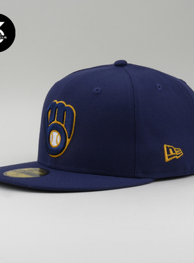 韩国代购NEWERA纽亦华5950平沿全封棒球帽密尔沃基酿酒人59FIFTY