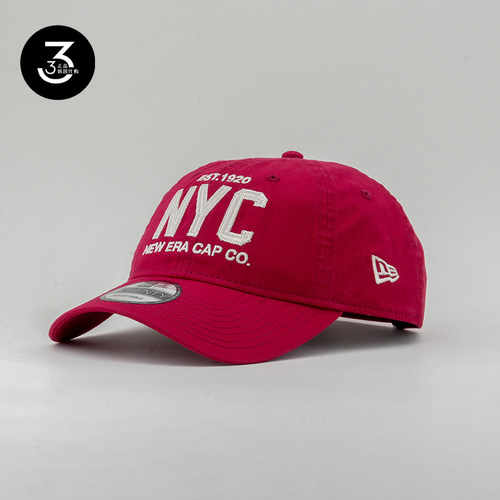 NEWERA920软顶NYC刺绣字母棒球帽