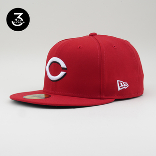 韩国代购NEWERA纽亦华美职棒MLB球队平沿全封棒球帽辛辛那提红人