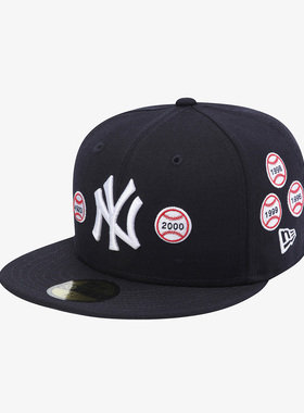 NEW ERA X SPIKE LEE 30周年5950平沿全封闭棒球帽NY洋基棒球LOGO