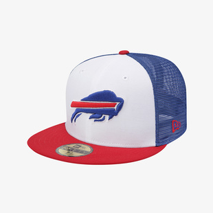 韩国代购 NEWERA纽亦华NFL5950平沿全封闭网眼棒球帽布法罗比尔