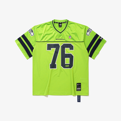 韩国代购NEWERA纽亦华Kyoka联名街舞速干网眼T恤NFL西雅图海鹰队