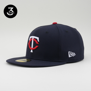 韩国代购NEWERA纽亦华美职棒MLB球队平沿全封棒球帽明尼苏达双城