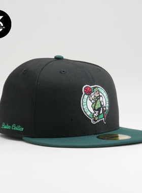NEWERA X NBA纽亦华 X NBA联名5950平沿全封闭棒球帽拼色凯尔特人