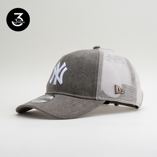 韩国代购 防晒通风NY棒球帽古铜灰 NEWERA纽亦华940软顶网眼夏季