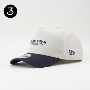 韩国代购 NEWERA纽亦华高尔夫940硬顶大头围卡车帽双拼色奶灰拼蓝