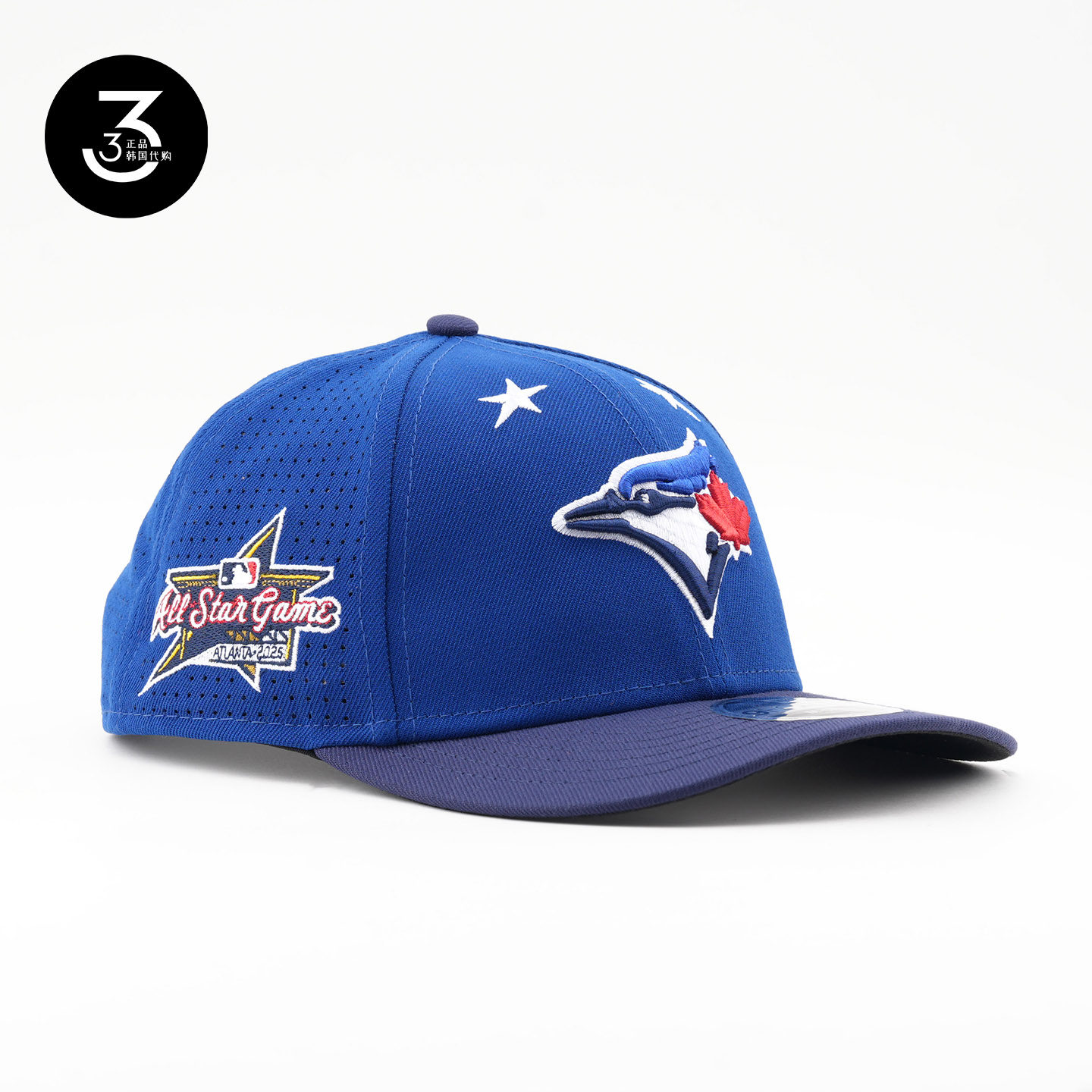美国代购NEWERA纽亦华MLB全明星940硬顶网眼棒球帽大头多伦多蓝鸟