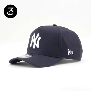 韩国代购 NEWERA纽亦华940弯檐硬顶高颅顶大头围卡车帽NY洋基藏蓝