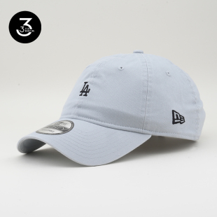 韩国代购 NEWERA纽亦华帽子940小标软顶男女LA鸭舌帽棒球帽灰蓝色
