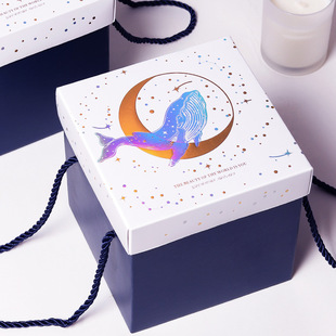 新款包装盒空生日礼盒烫金礼物礼品盒创意卡通节日糖果精美礼物盒