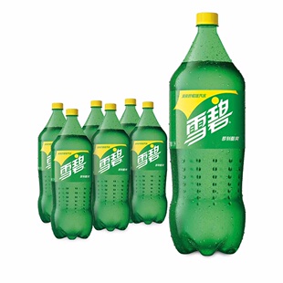 可口可乐碳酸饮料 大桶装雪碧 2L*6桶整箱 北京包邮