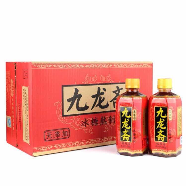 九龙斋酸梅汤地道老北京酸梅汤饮料400ml*15瓶整箱装糖熬制无添加