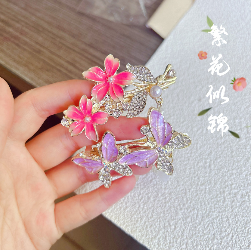 新中式流苏发夹女侧边刘海夹感古风头饰汉服旗袍复古新款夹子