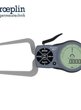 德国KROEPLIN测量凹槽厚度规数显内外卡规K220 K330 K450原装正品