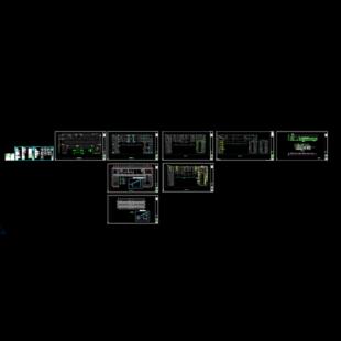 质检实验室给排水CAD施工图素材 设计说明 给排水系统图