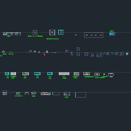 实验室台柜设备 立体图库 图例 模型