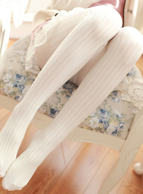 Lolita洛丽塔日系天鹅绒显瘦打底袜美腿袜140D不透肉连体袜裤袜子