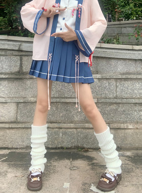 千禧年原宿风70cm土酷毛线袜套