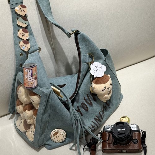 NNS轻松痛包15cm娃包牛仔布