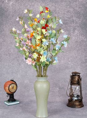 双叉茉莉 高奢款仿真花摆件书柜桌面家居装饰品客厅摆件节日装饰