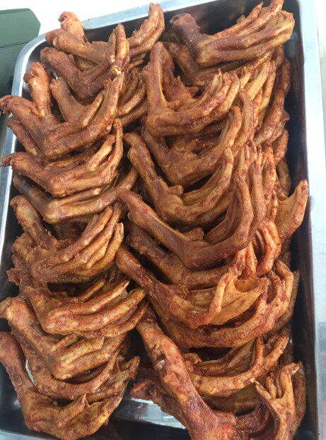 新品武夷山熏鹅爪 建阳分店特产小吃 辣或不辣真空包装 250g&plusmn;10g