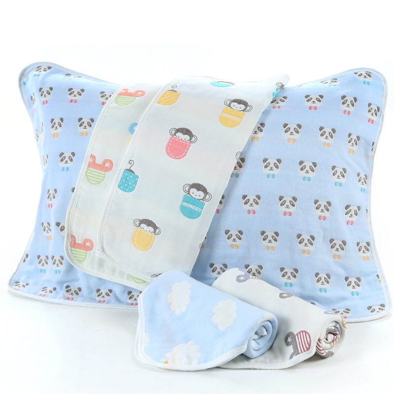 天天特价纯棉枕巾两条六层纱布成人情侣枕头卡通儿童全棉加大加厚|msdalam kategori seperai dan bantal, bantal - dari Buy2taobao.com untuk memberikan perkhidmatan ejen Taobao profesional membeli