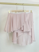 芭蕾舞蹈半身裙烫金短裙舞蹈形体基训裙教师舞蹈表演裙一片式 系带