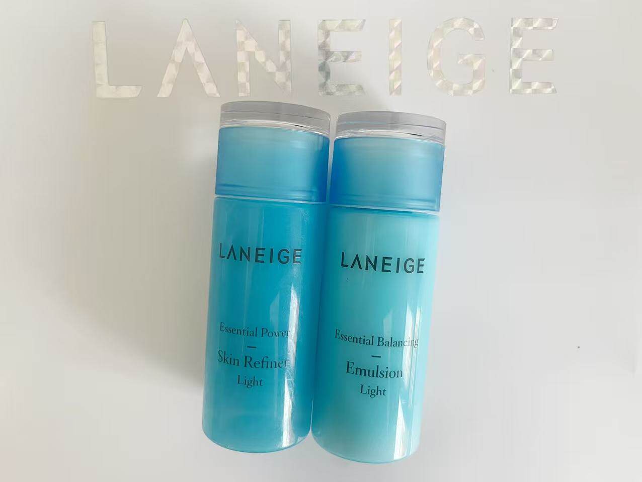 包邮正品兰芝水酷保湿水乳50ml2件套保湿滋润乳液抗初老专柜中小