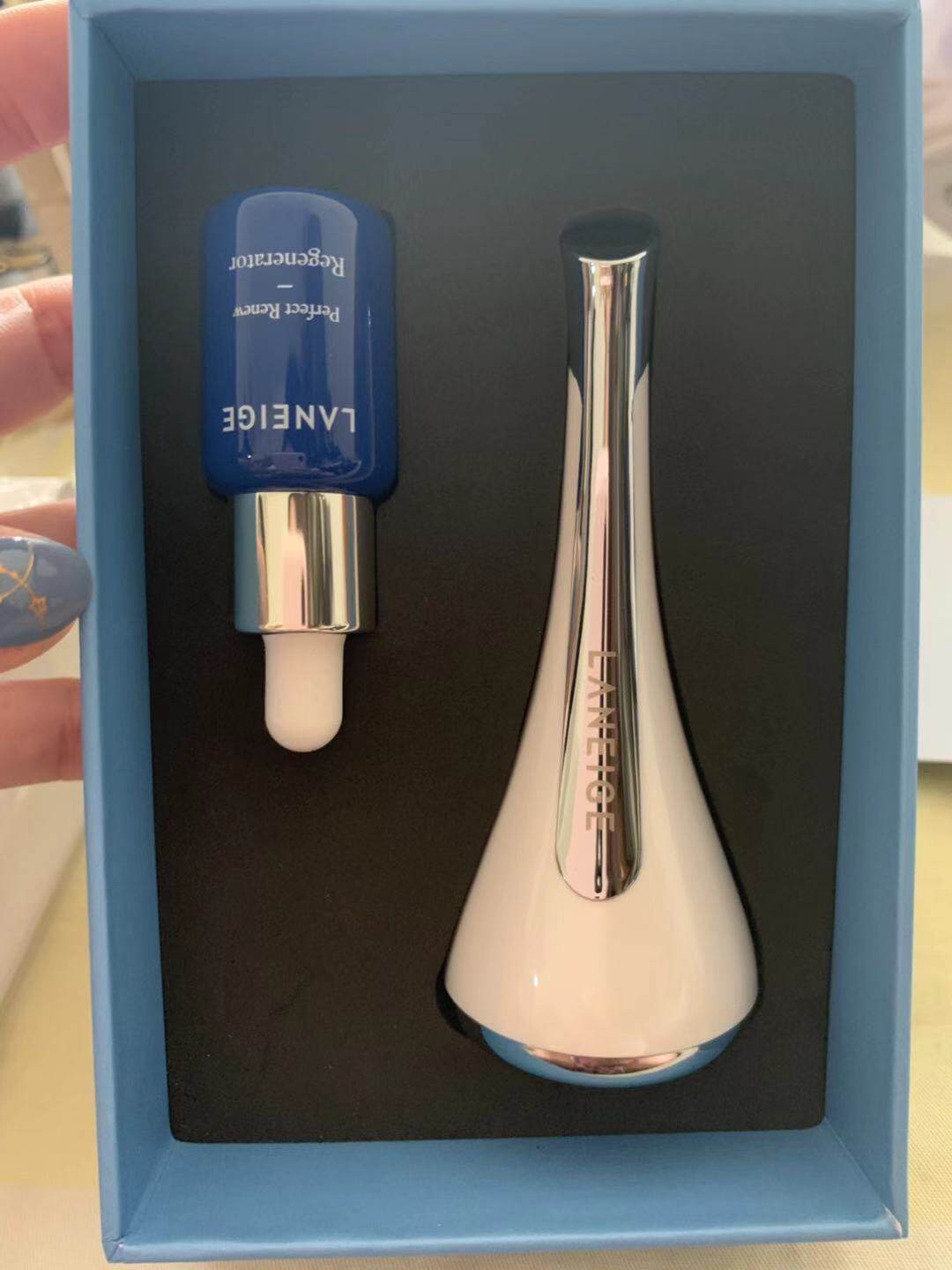 包邮兰芝正品磁力导入仪面膜仪眼脸部按摩器 微电流美容仪精华液